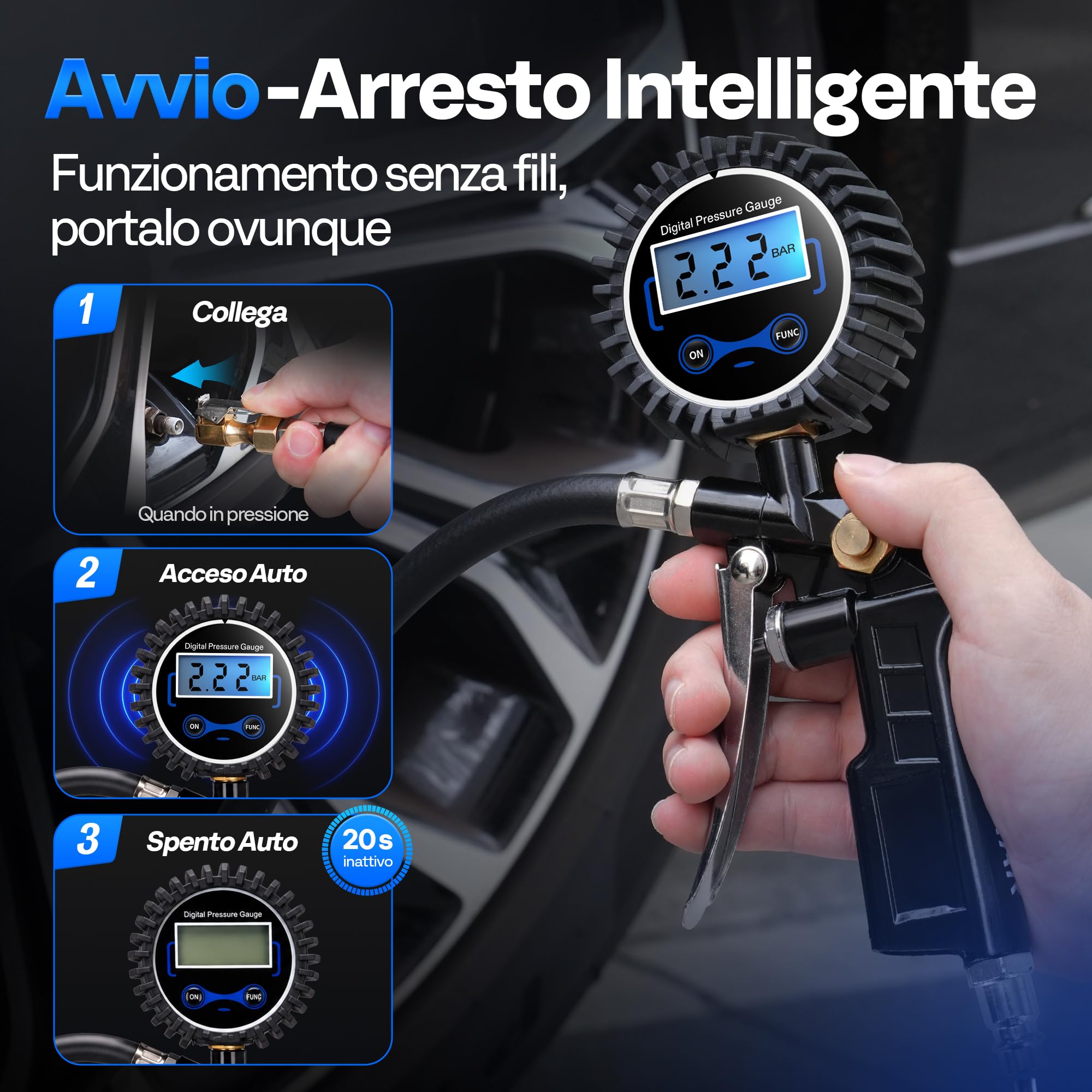 SPECSTAR Pistola Gonfiaggio Pneumatic