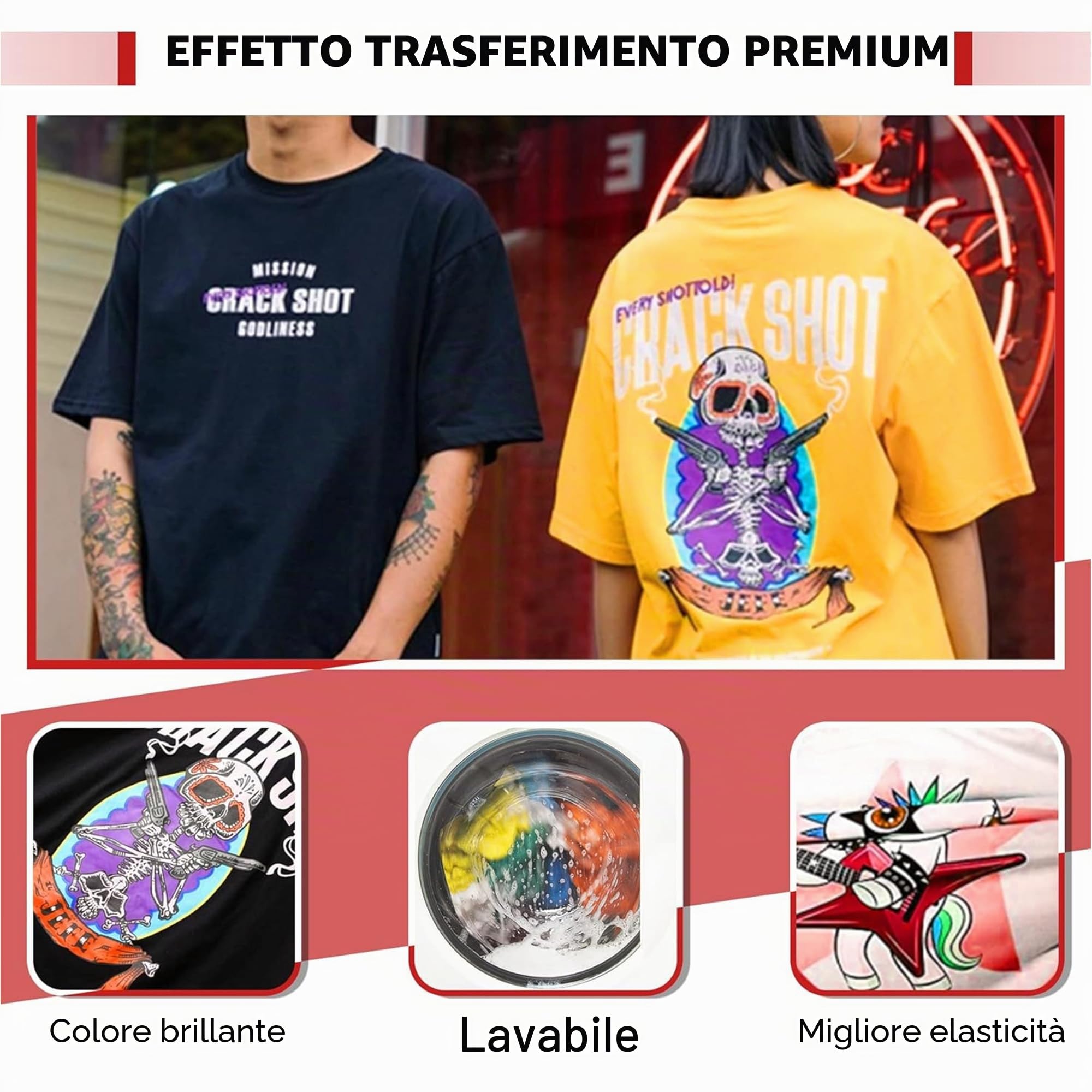 A-SUB DTF Polvere di Trasferimento Bianco 1Kg Adesivo Caldo per Sublimazione - Compatibile Con Pellicola e Stampante DTF per Stampe Digitali su Qualsiasi Materiale