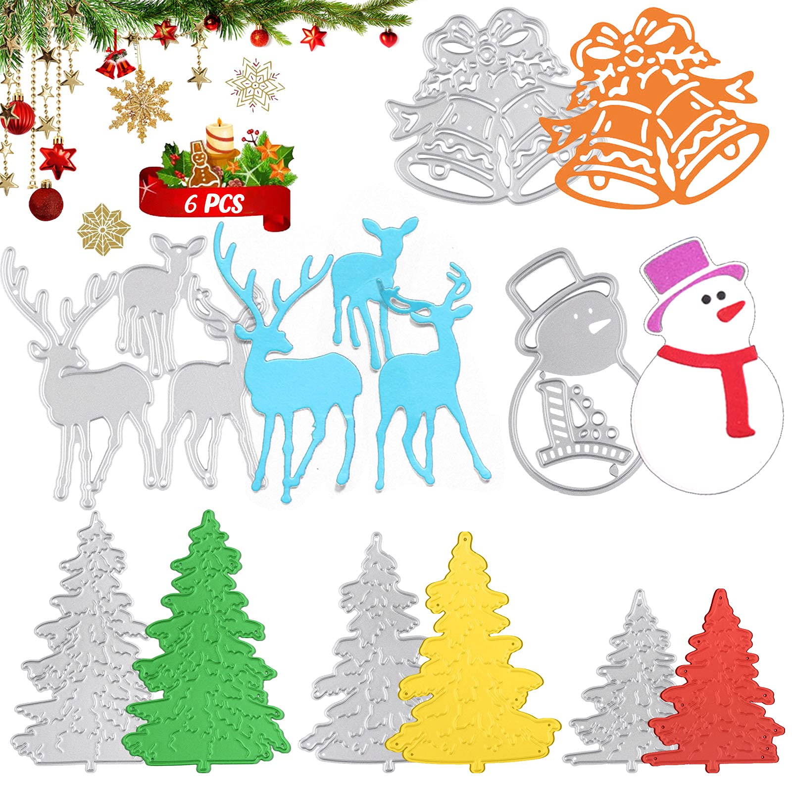 Christmas Tree Metal Cutting Dies For Craft Scrapb... – Grandado
