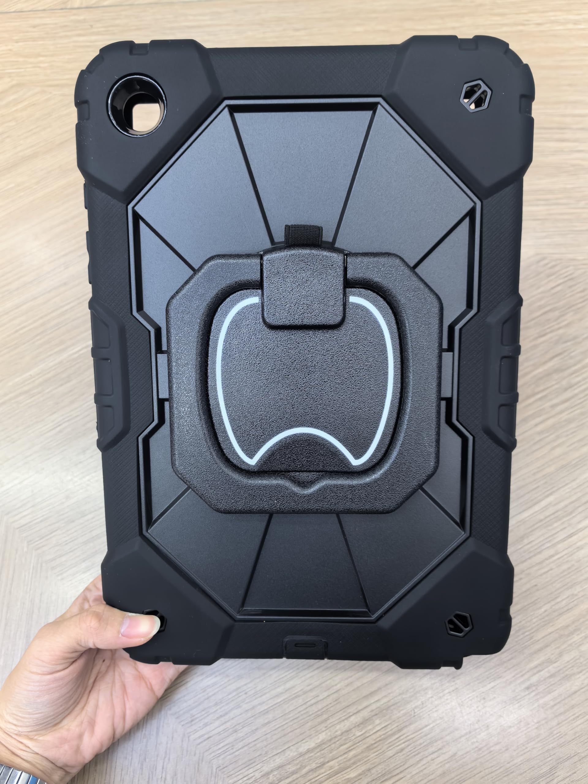 Custodia per Samsung Galaxy Tab A9+ Plus 11 Pollici 2023, Con Protezione del Display, Supporto Girevole a 360°, Cintura Sulla Spalla, Con Penna (Nero, Galaxy Tab A9+)