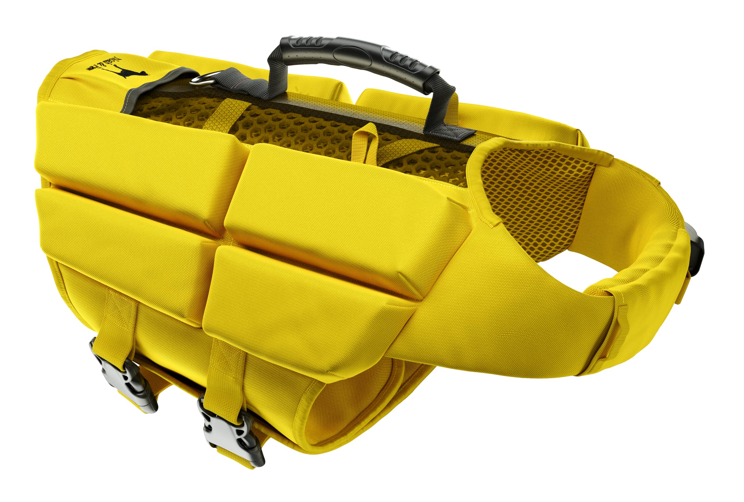 NOAH & PAW Dog Life Jacket, Human Standards Lifejacket Design, Dog Life Vest for Swimming and Boating, 3X Foam Support for Max Floating, Breathable