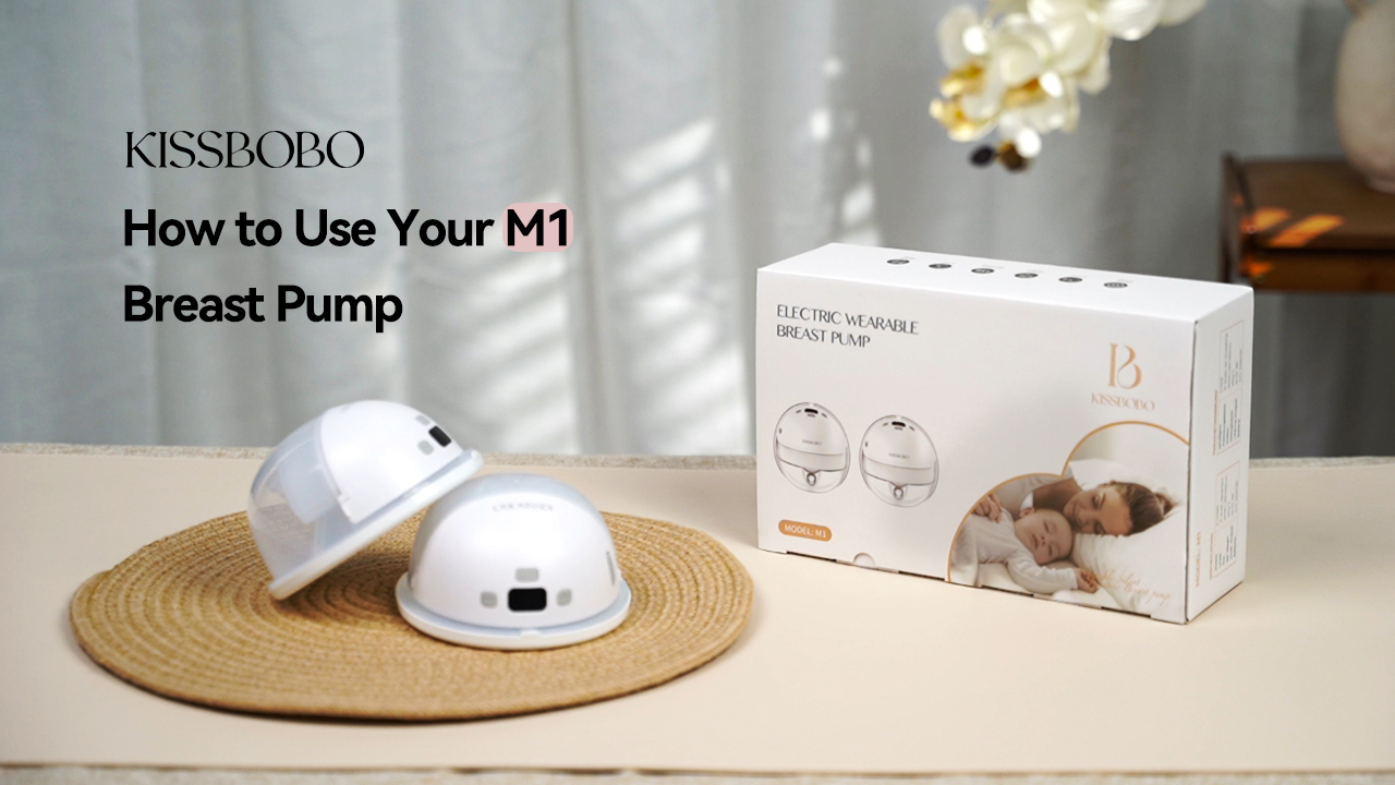 乳液・ミルク bobo KISSBOBO Hands Free Breast Pump, 19 Levels 4 Modes