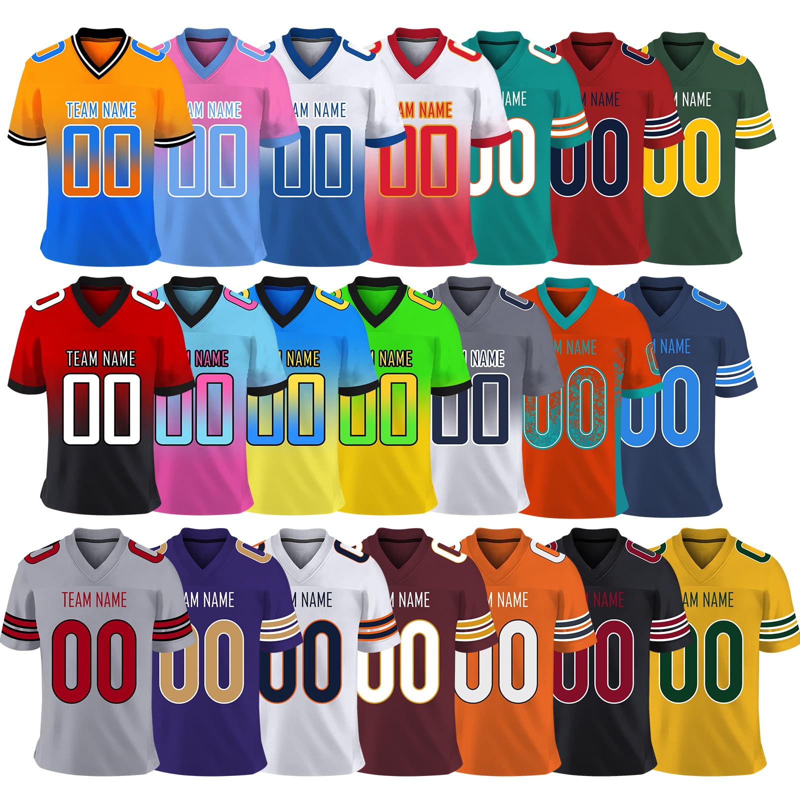 Custom Soccer Jersey for Kid Adult with Name Number Personalized Football Jersey Customized Soccer Shirts for Men Women Pink Blue