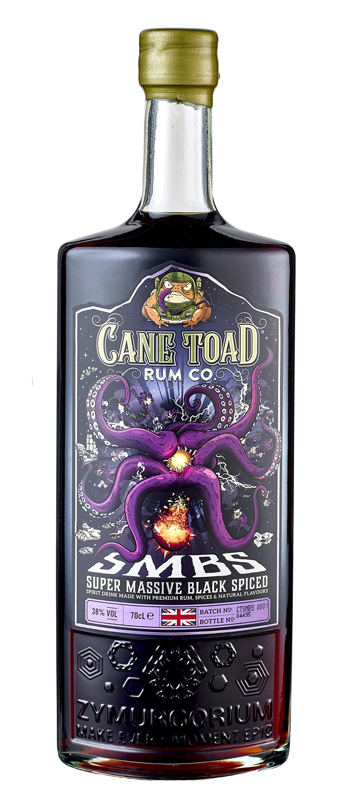 Zymurgorium Cane Toad Super Massive Black Spiced Rum, 70cl