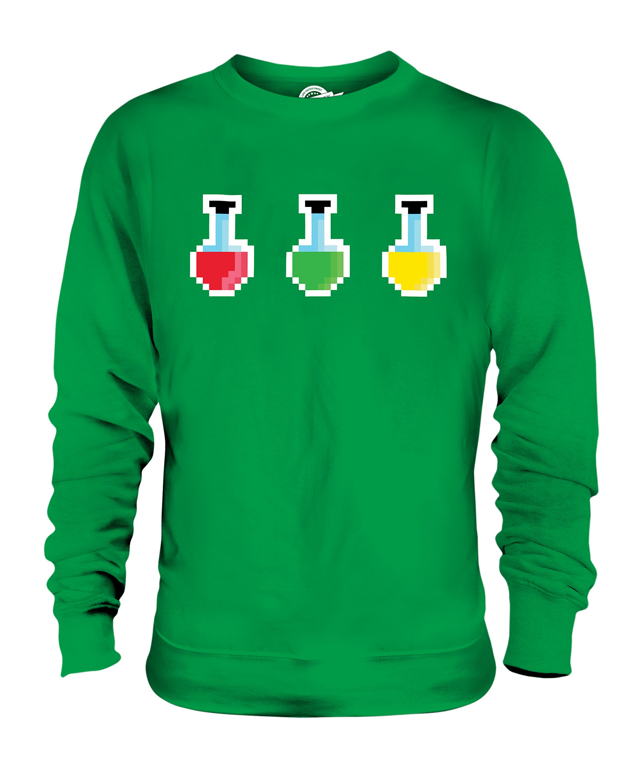 Candymix Videogiochi Pozione di Salute Unisex Uomo Donna Felpa