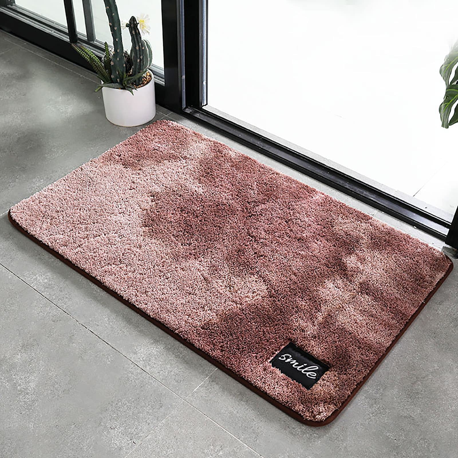 Tie Dye Bathroom Rug Absorbent Microfiber Carpet Shaggy Plush Bath Rug Soft Non Slip Bath Mat Fake Fur