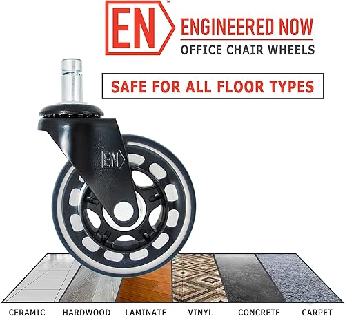 Miniatura 4 de Engineered Now - Reposacabezas original para silla Herman Miller Aeron (5 unidades, color negro)