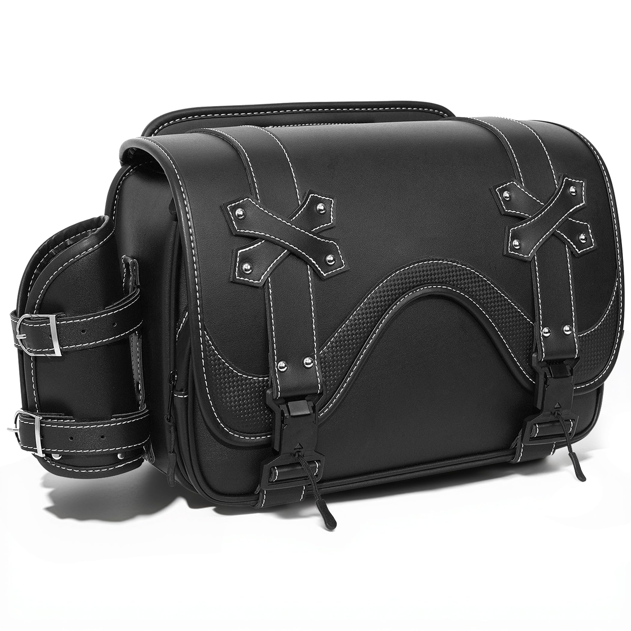 Amazon | [BJBT] バイクサイドバッグ 【新型磁気式バックル】20L