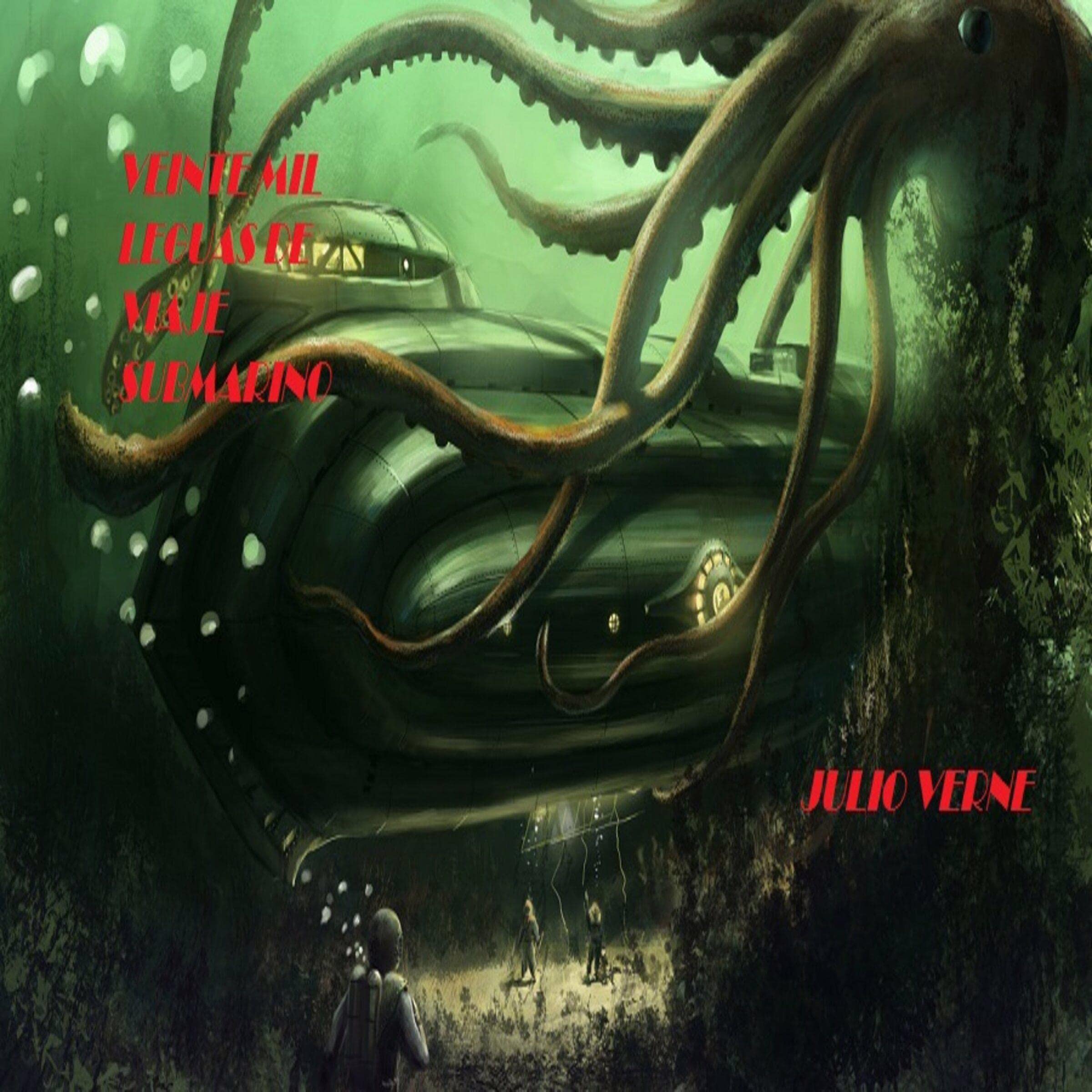 Cover art for Veinte mil leguas de viaje submarino [Twenty Thousand Leagues Under the Sea]