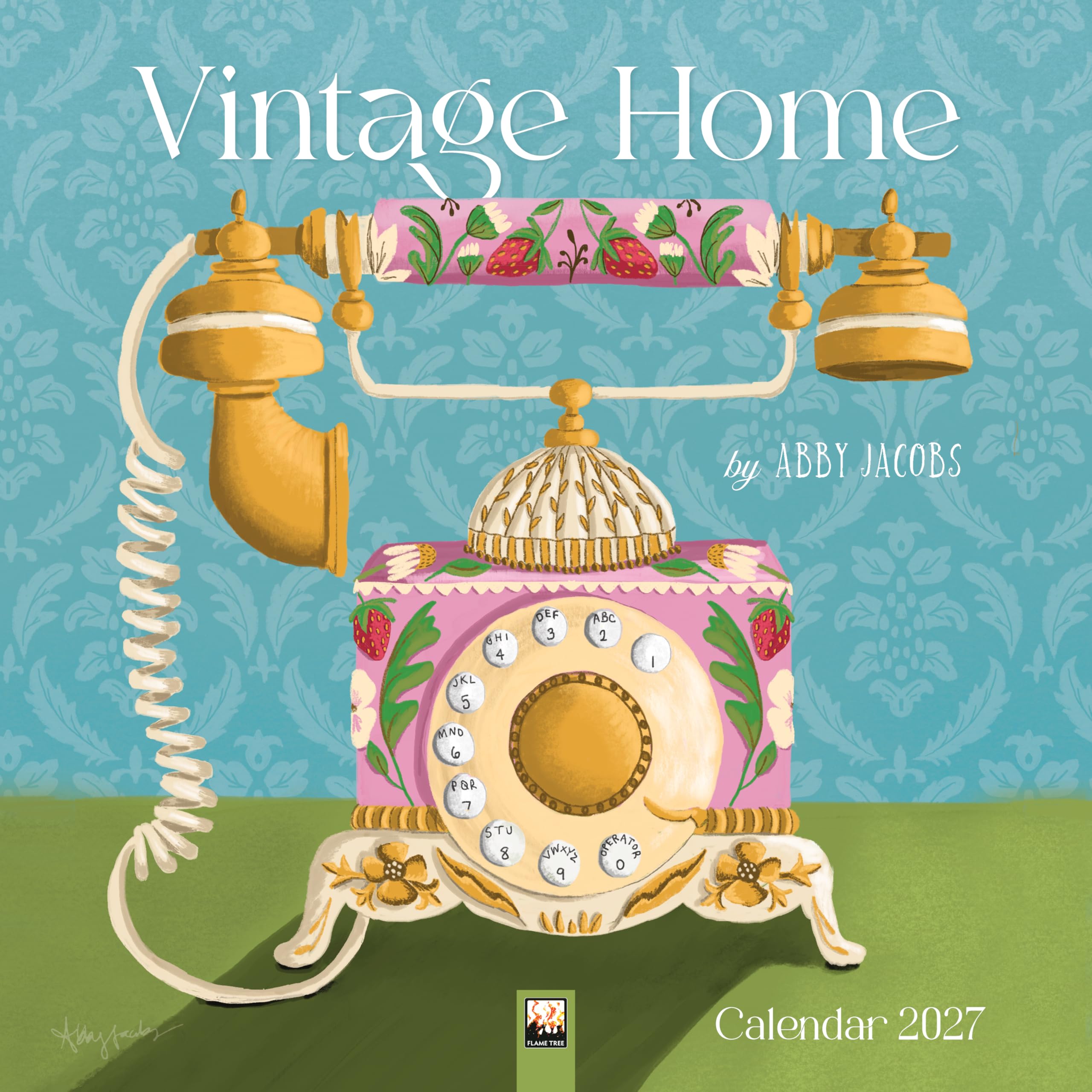 Vintage Home Calendar 2027, Wall Calendars, Month To View, Lifestyle, Gift