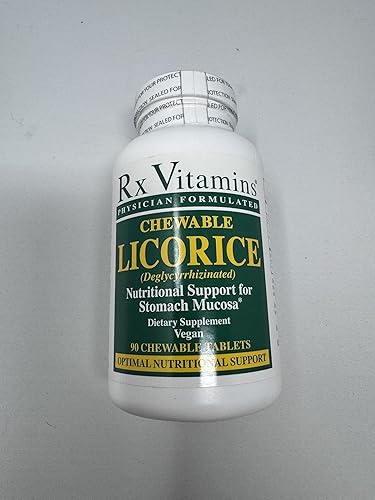 Rx Vitamins DGL Regaliz 500 mg - 90 Tabletas