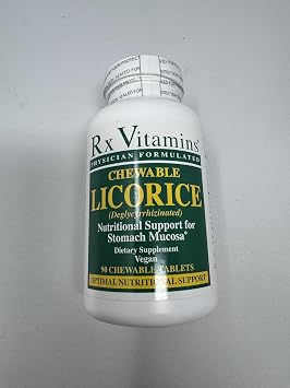 Rx Vitamins DGL Licorice 500 mg - 90 Tablets