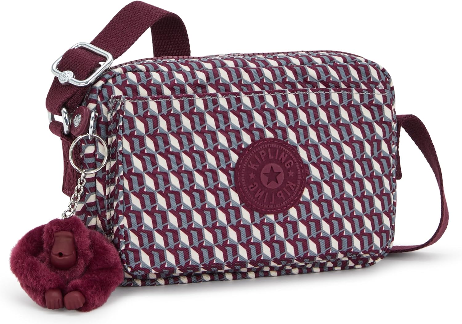 Kipling Women's Abanu Crossbody Bag, Lightweight, Adjustable Waist Pack with Multi-Compartment Zip Pockets - Image 5