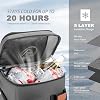BAGPARKK Insulated Cooler Backpack,33 Cans Multifunctional Double Deck Leakproof Cooler Bag with Sternum Strap,Large Capacity Lightweight Travel Camping Beach Backpack