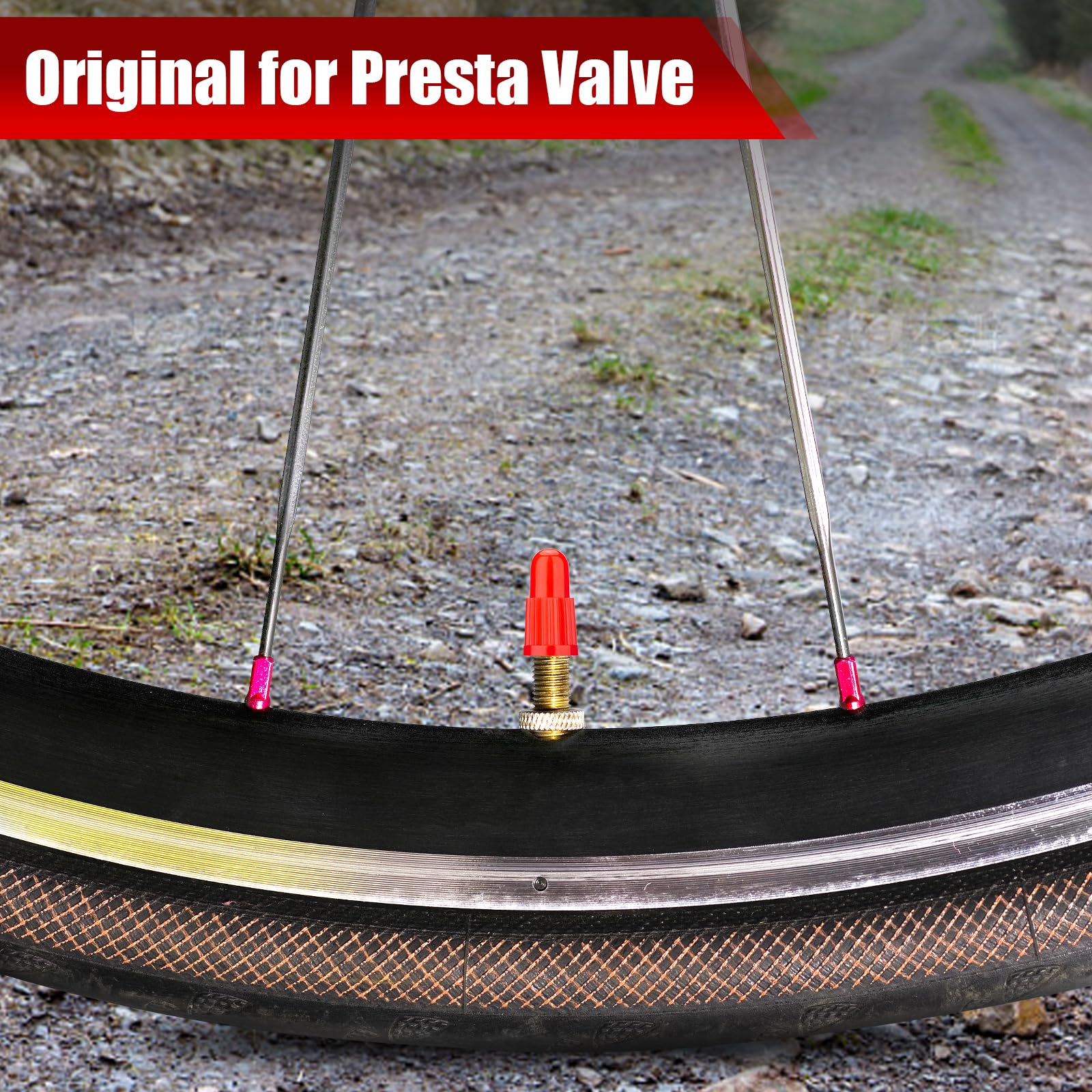 Tappino Valvola Presta, Presta Cappuccio, Tappo Presta, 10 Pezzi Presta Valve Cap, Tappini Valvole Presta, Tappi Per Valvole Per Bici, Coprivalvola Bici in Metallo, Tappo Valvola Presta Per Bicicletta