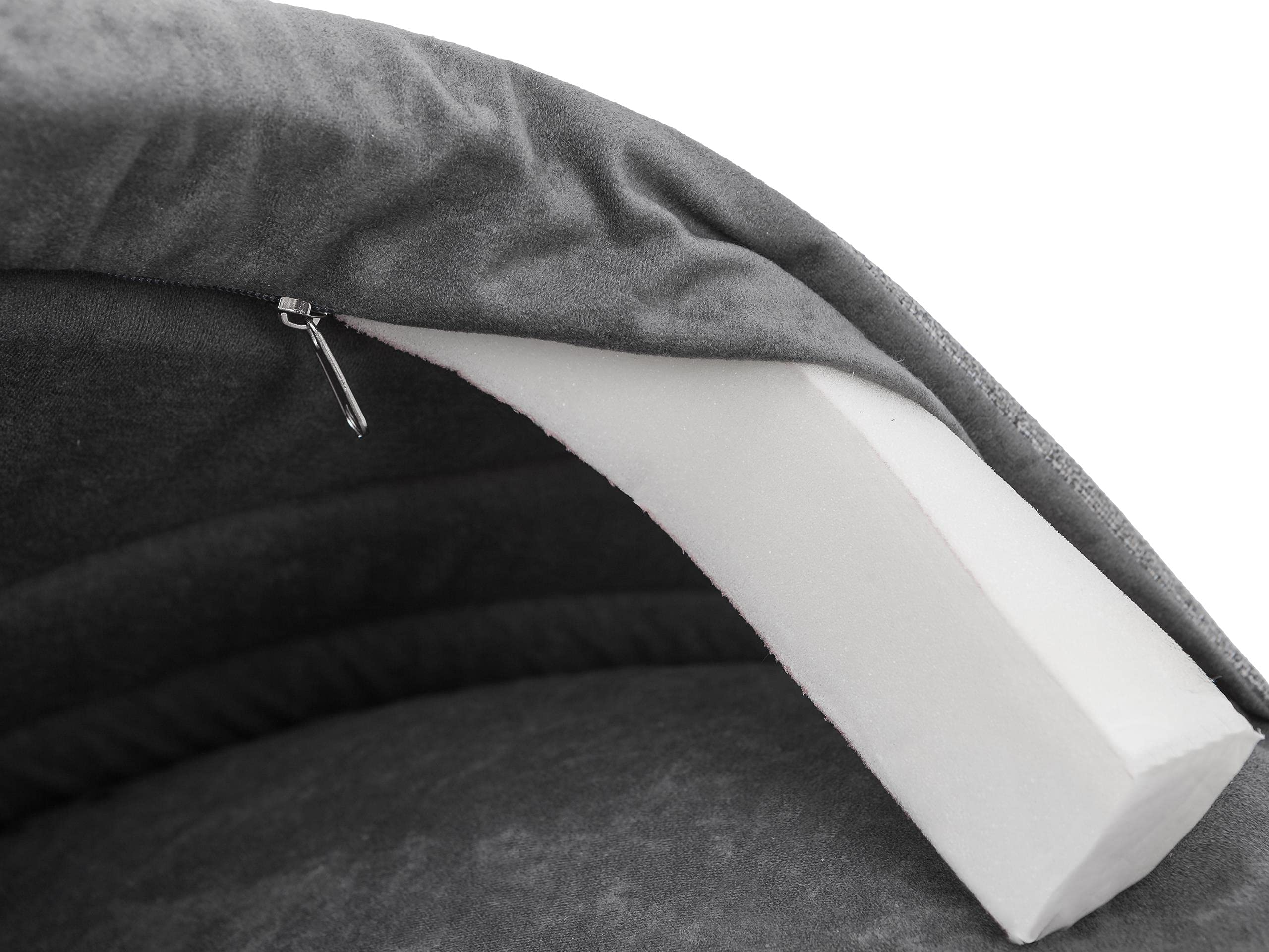 Pillowprim Cuccia per cani, cuccia per cani, cuscino per cani, cuccia per cani, cuccia per cani, cuccia per cani, cuscino per animali domestici, colore grigio, R1: 65 x 50 cm