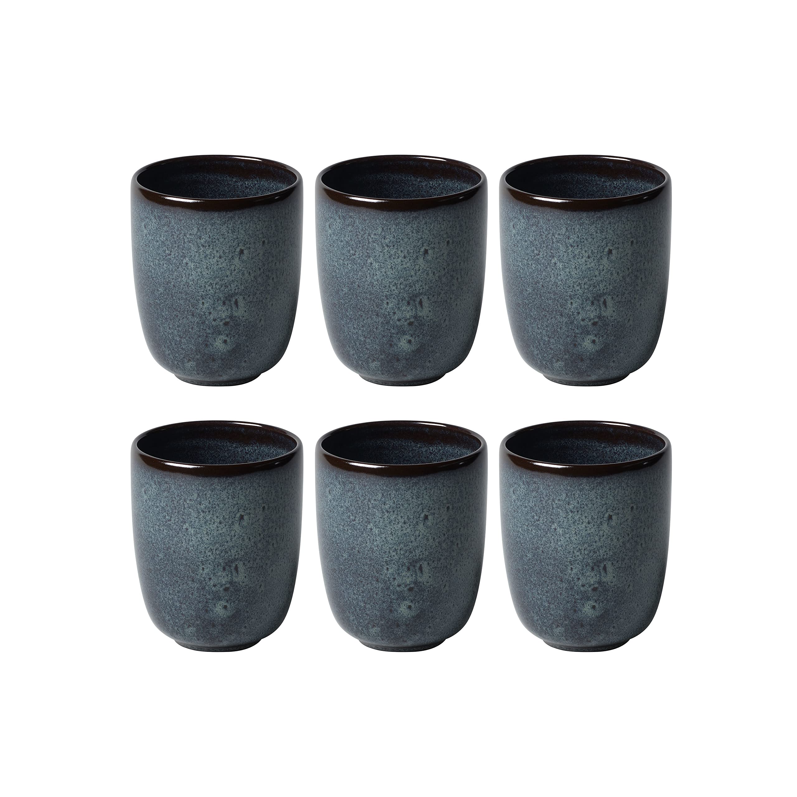 like. by Villeroy & Boch – Lave gris 6 x kubek bez ucha, 400 ml, fajans, beżowy