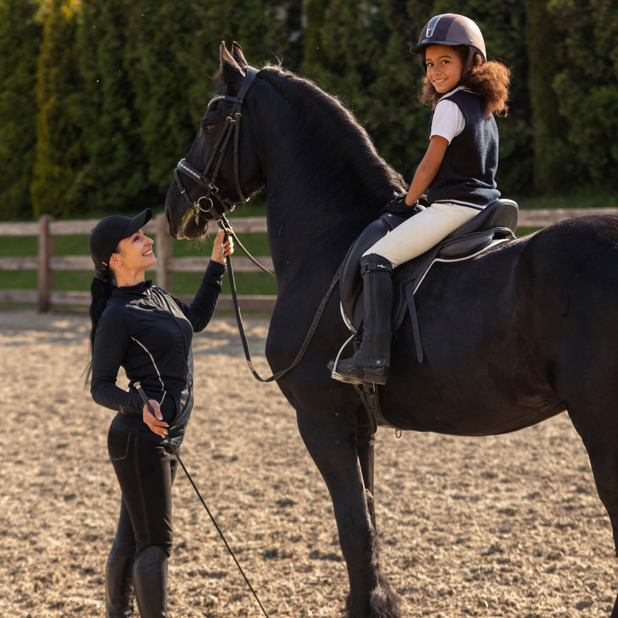 Jayefo Gants d'équitation pour Enfant