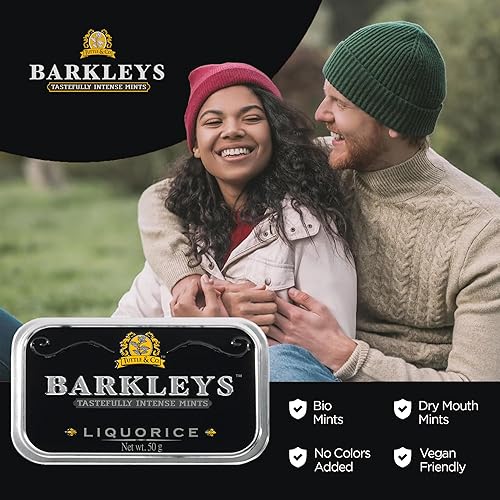 Miniatura 6 de Barkleys Mentas para el aliento de regaliz  Dulces de menta fresca con sabor a regaliz fuerte para fiestas, después de la cena, boda, uso diario,