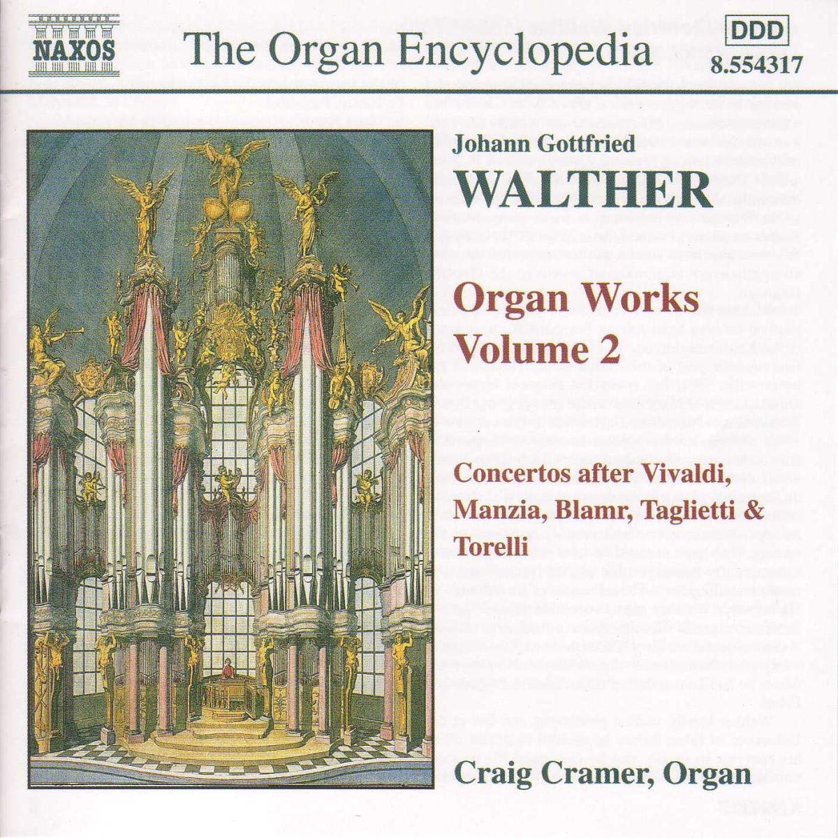 Organ Works Vol. 2 [Audio CD] WALTHER