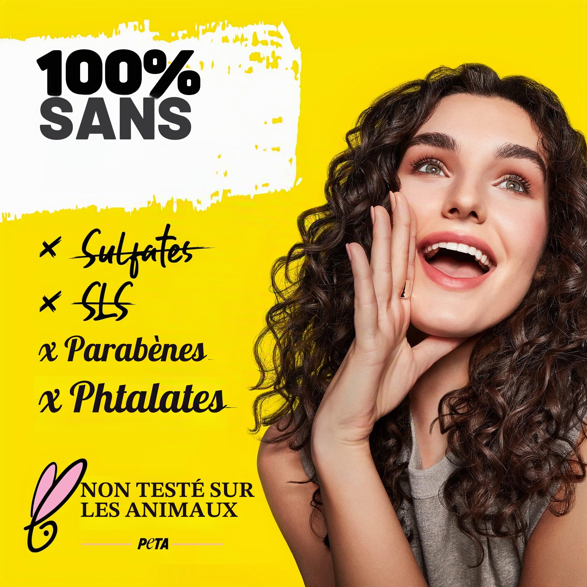 Marc Anthony Shampoing et après-shampoing - Grow Long Biotine - Après-shampoing profond anti-frisottis pour pointes fendues et rupture - Vitamine E, caféine et ginseng pour cheveux bouclés, secs et