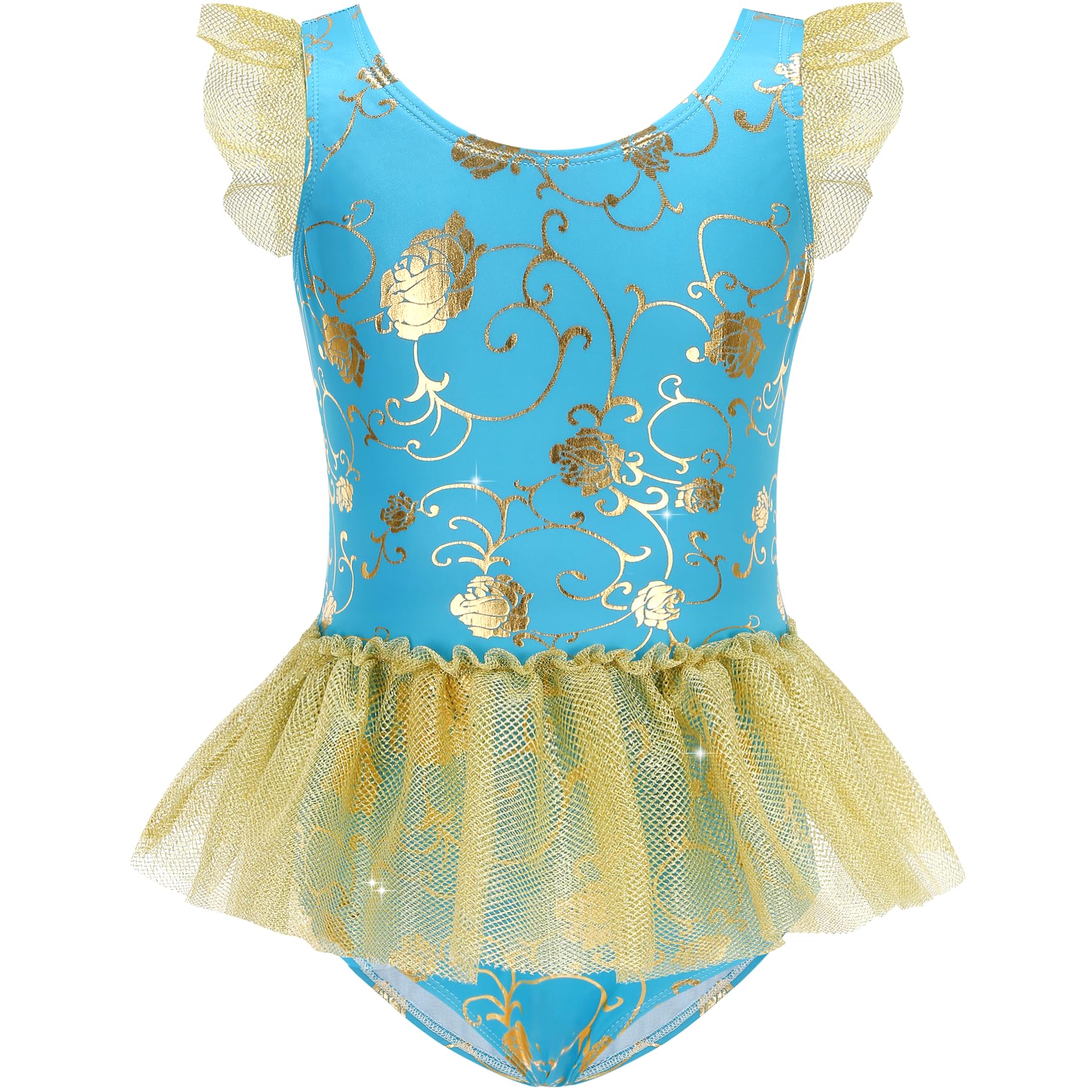 Girls One Piece Swimsuit Cute Princess Bathing Suits Beach Swimwears
