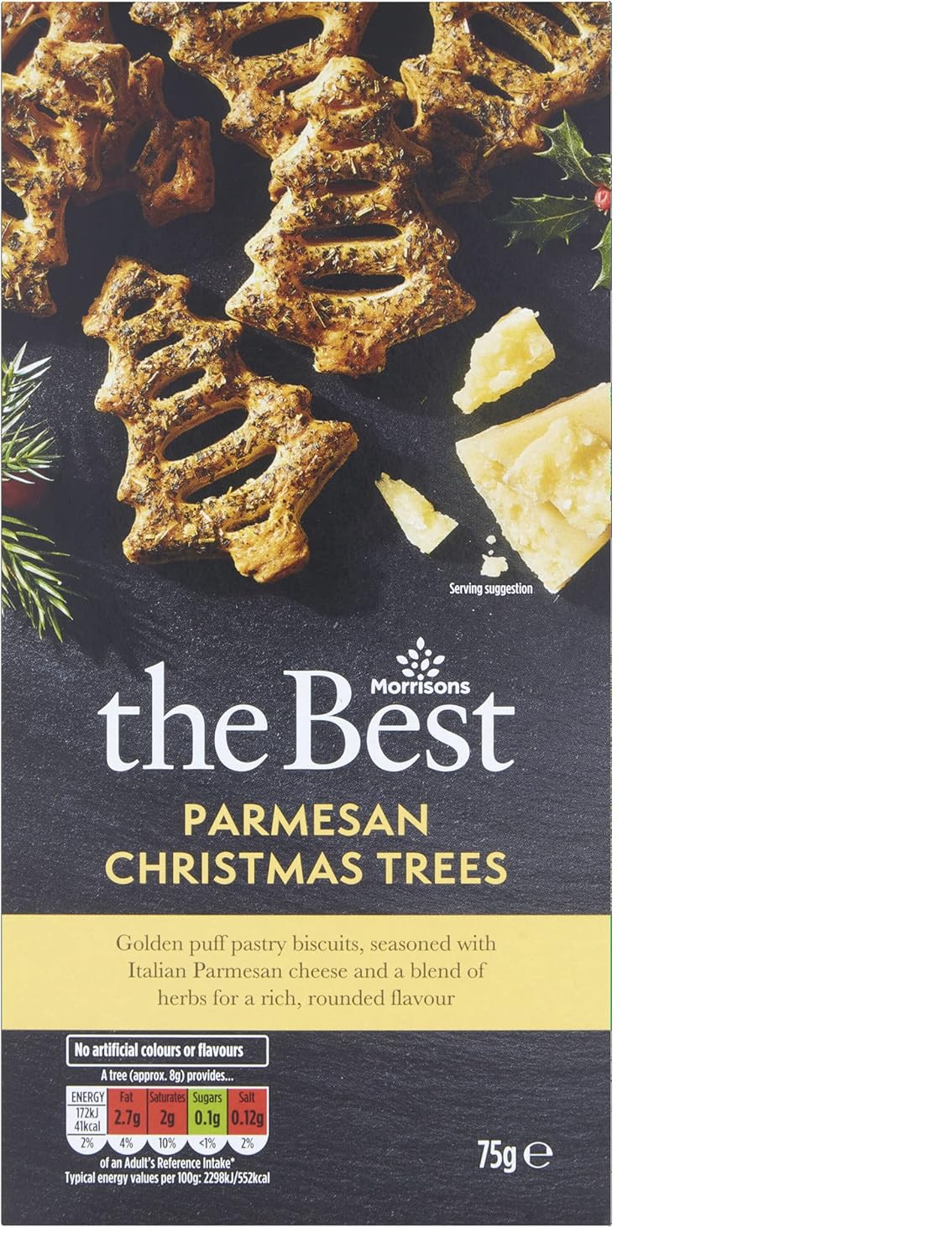 Morrisons The Best Parmesan Cheese Christmas Trees, 75g Amazon.co.uk