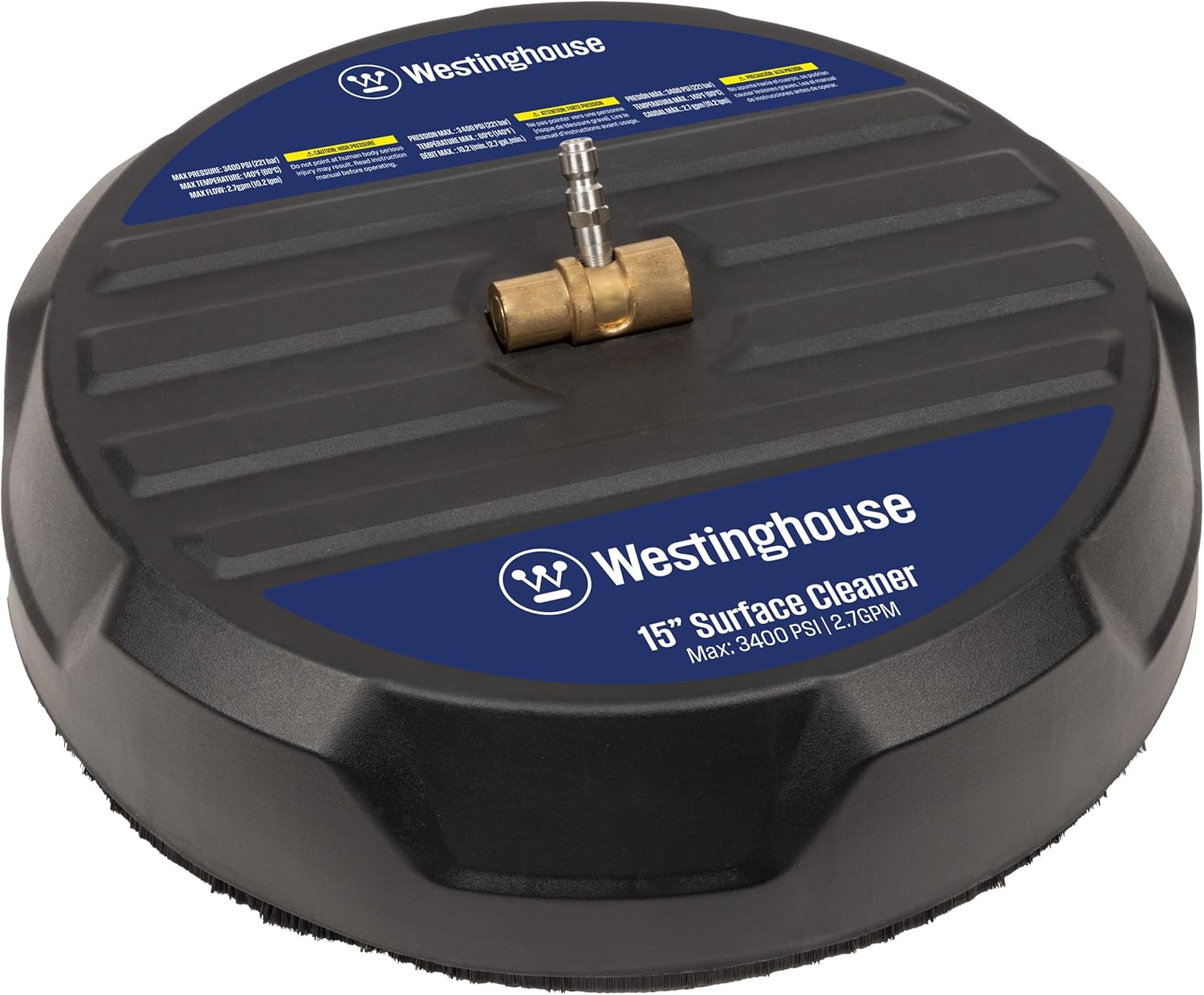 Westinghouse Universal 15” Pressure Washer Surface Cleaner Attachment - 3400 Max PSI