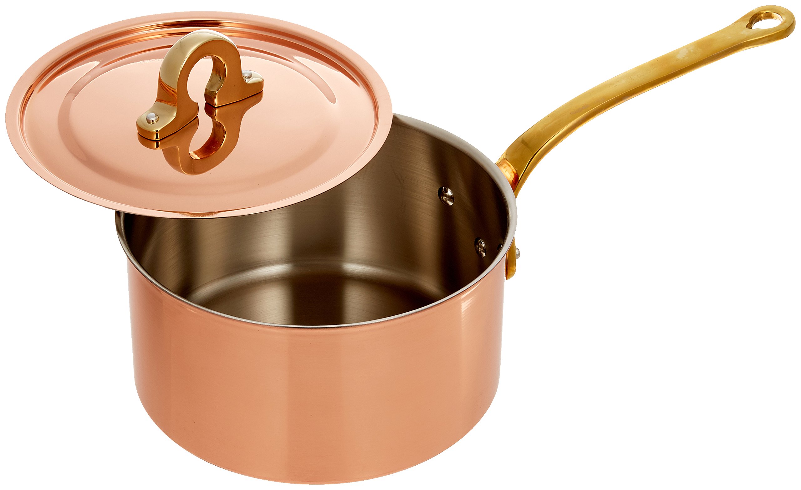 Amazon｜新光金属 片手鍋 素銅 18cm エンペラー S-2155｜片手鍋