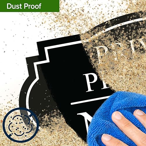 Miniatura 9 de Señal de propiedad privada No Soliciting Loitering Trespassing Inground de 13 x 13 pulgadas, sin óxido, ACM, resistente a la decoloración, fabricado