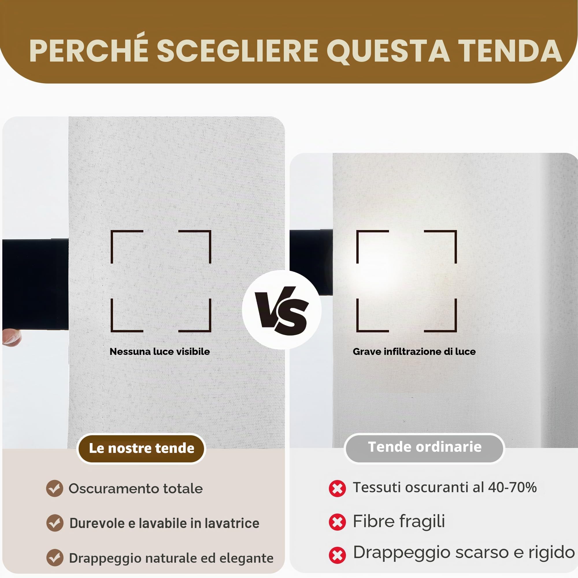 Deconovo Tende per Interni Oscuranti 100% con Occhielli – Set di 2 Tende Termiche Isolanti in Tessuto Effetto Lino, 140x290 cm, Grigio Perla, per Camera da Letto e Soggiorno