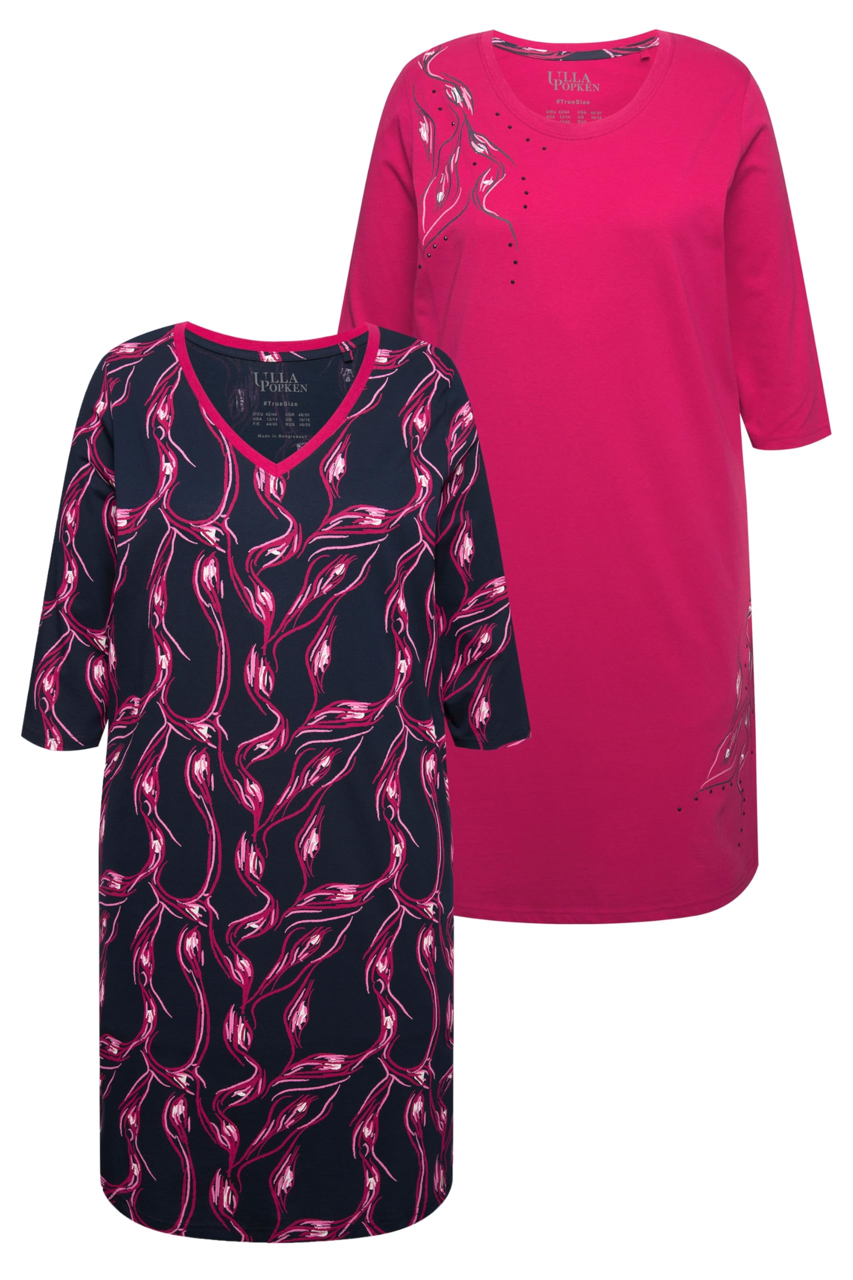 Ulla Popken Chemise de Nuit Femme