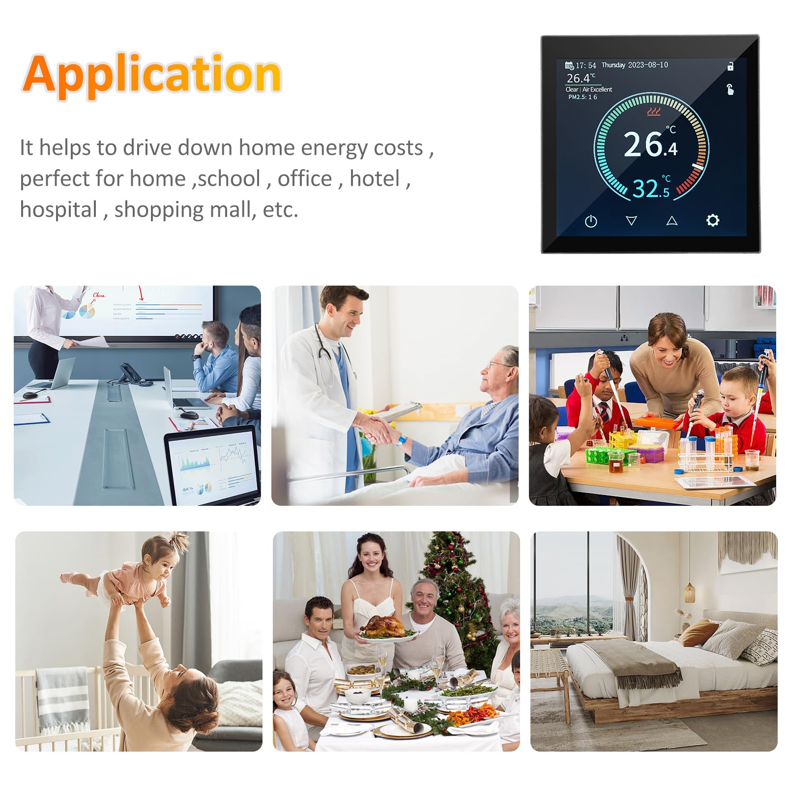 WIFI inteligentny termostat grzewczy regulator temperatury z ekranem dotykowym wyświetlacz LCD sterowanie aplikacją telefonu komórkowego tygodniowe programowalne zabezpieczenie przed zamarzaniem do