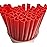 The best MOON 100pcs Heart Shaped Red Straws Disposable Drinking Cute Straw Individually Wrapped plastic red straw Valentines day Cocktail Party Birthday Party Bridal Shower Wedding supplies