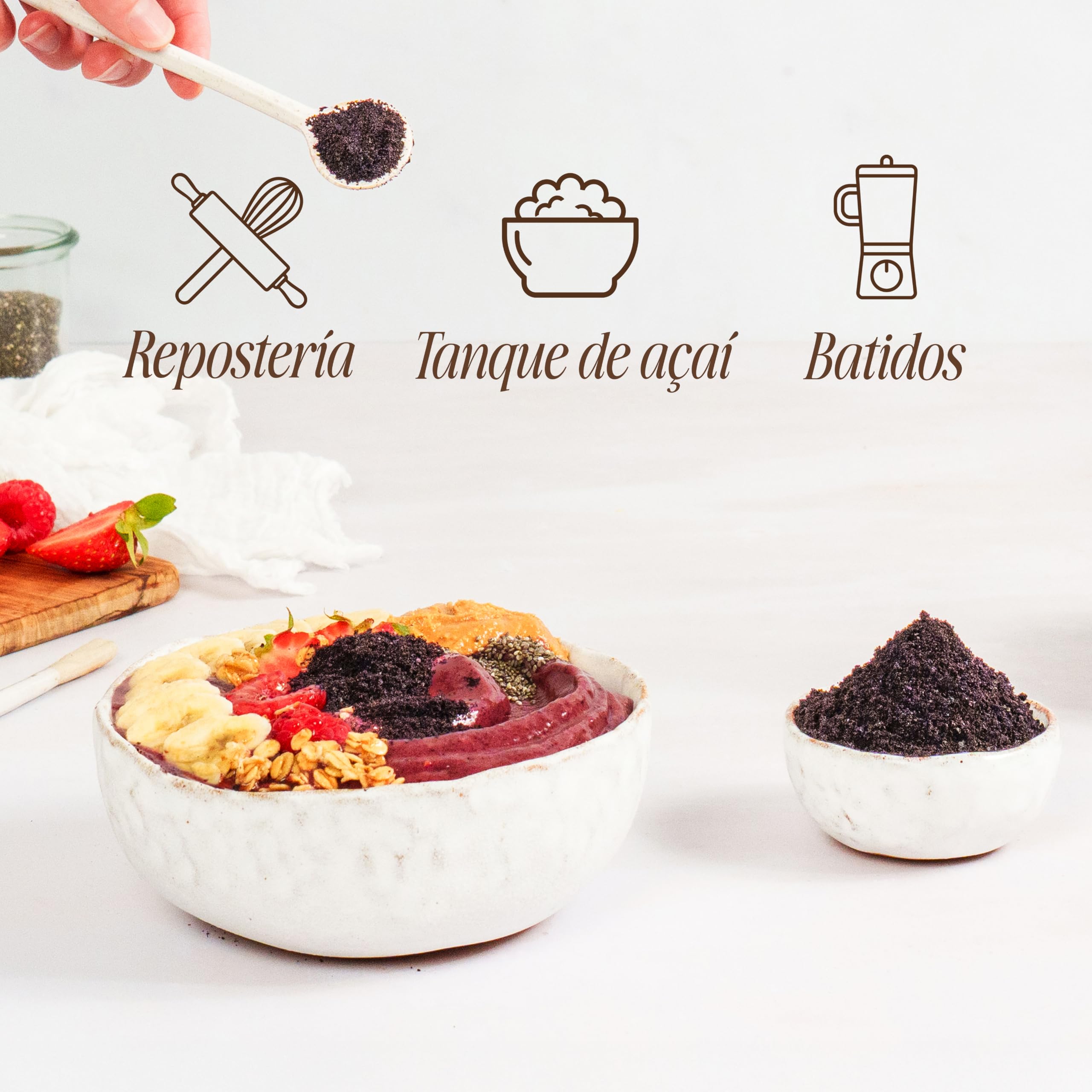 Sevenhills Wholefoods Baya De Açaí En Polvo Orgánico (Liofilizadas) 200g