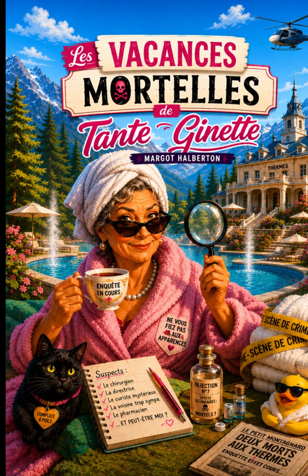 Les Vacances Mortelles de Tante Ginette: Une enquête cosy crime pleine d'humour, de mystère et de rebondissements dans les Pyrénées
