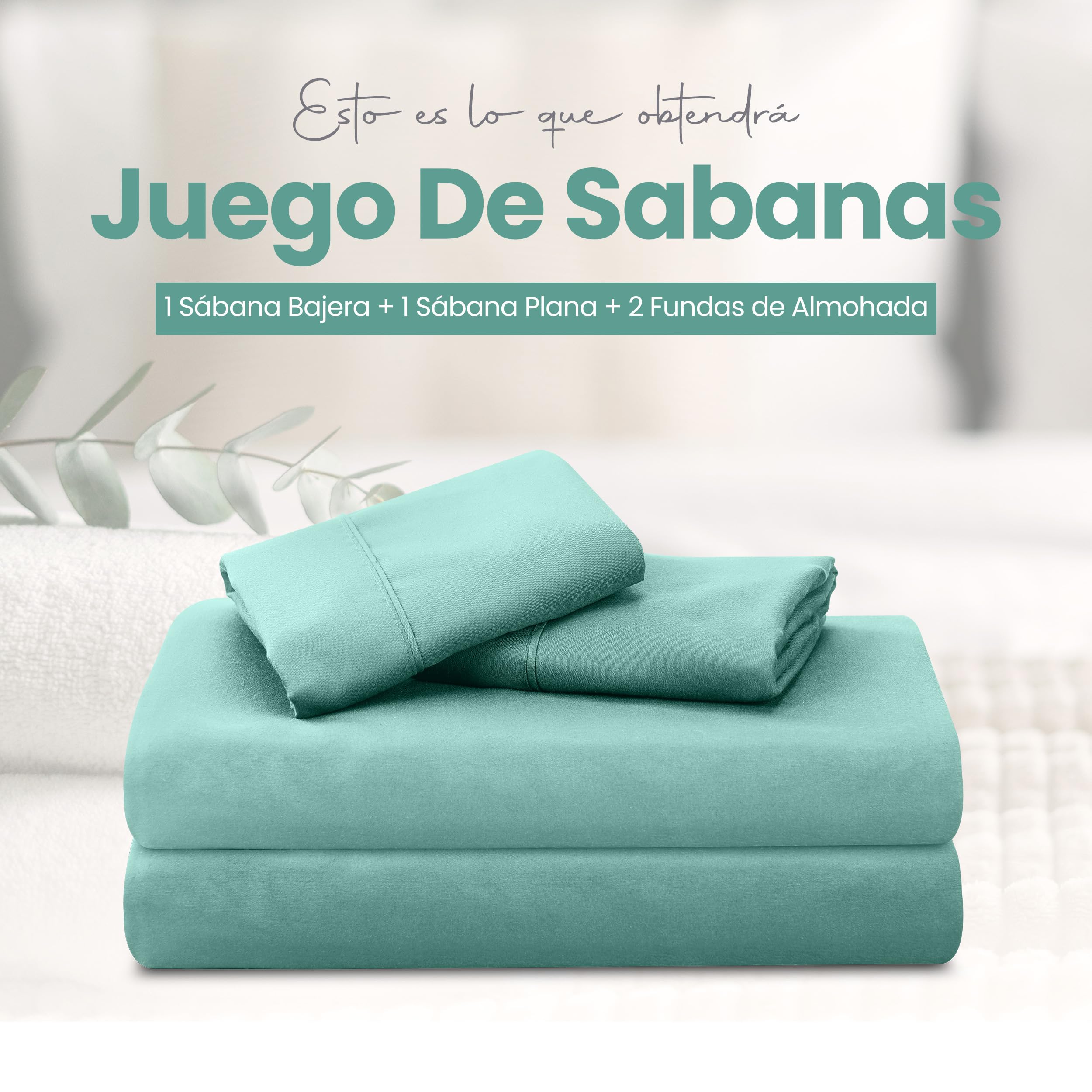Utopia Bedding Juego de Sabanas 4 Piezas 135x190 - Poliéster Microfibra Cepillada - Oeko-Tex Certificado - Sábana Bajera, Sábana Plana y 2 Fundas de Almohada 50x75 (Cama 135, Gris) — view 164