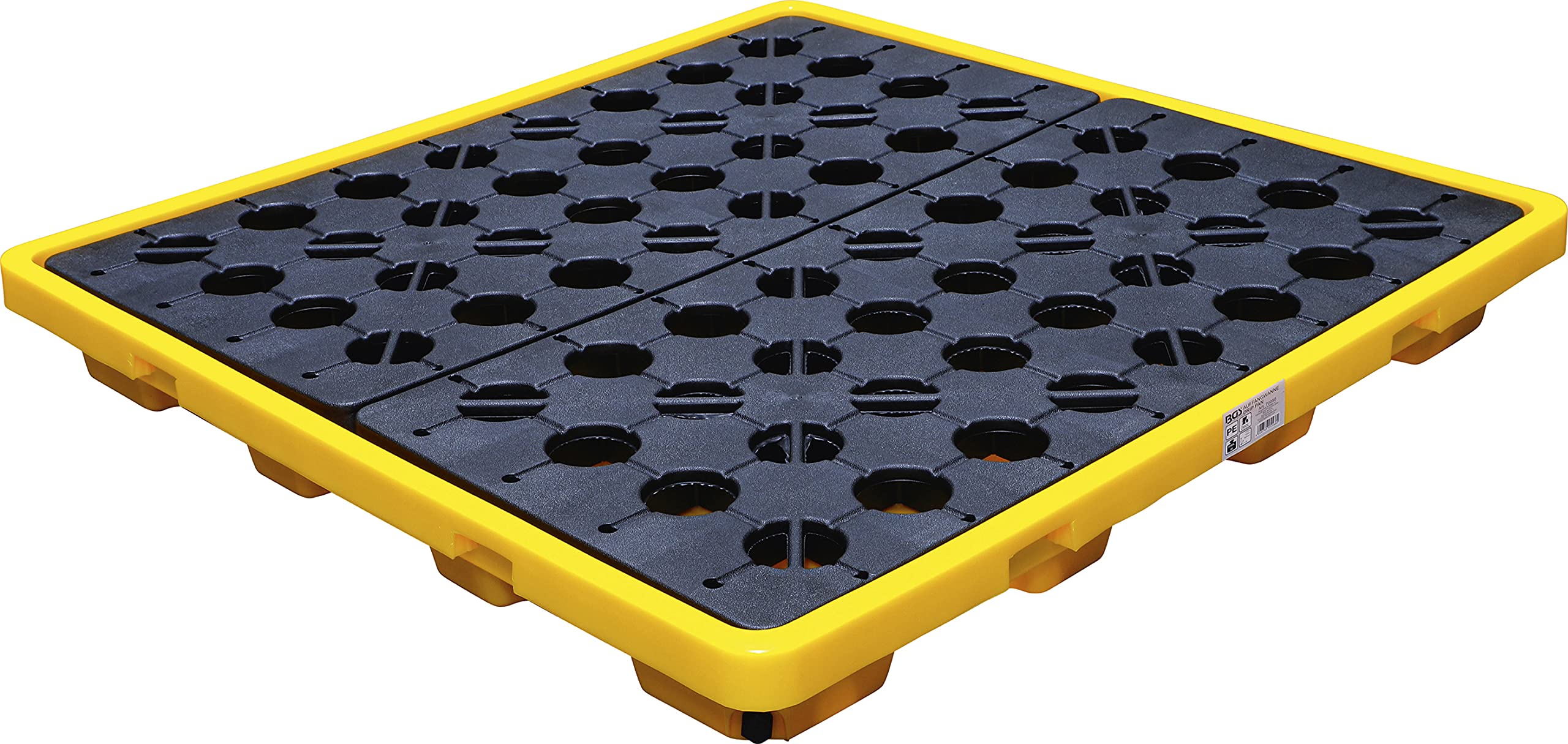 BGS 70050 | Bacinella di raccolta olio | con griglia | per fusti da 4 x 200 l