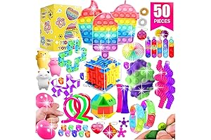 50-Pack Sensory Fidget Toy Set