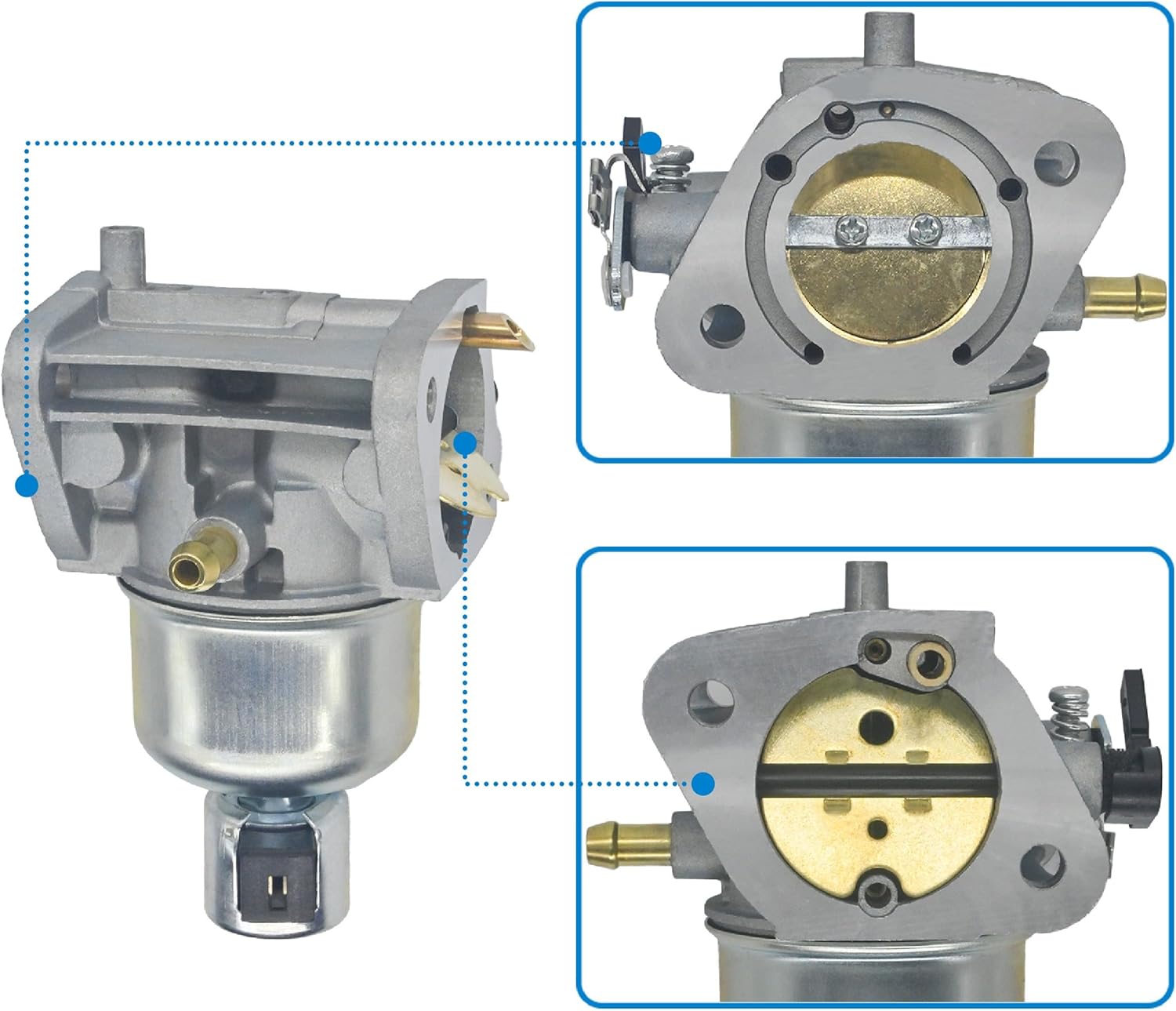 FR691V Carburetor Replacement for Kawasaki FR651V FR730V FS691V FS730V Engine, Compatible with Cub Cadet ZT1 ZT2 RZT50 John Deere X320 X380 X324 Lawn Mower