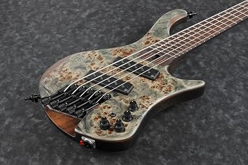 Ibanez Bass Workshop EHB1505MS 5-string Multi-scale Bass Guitar - Black Ice Flat