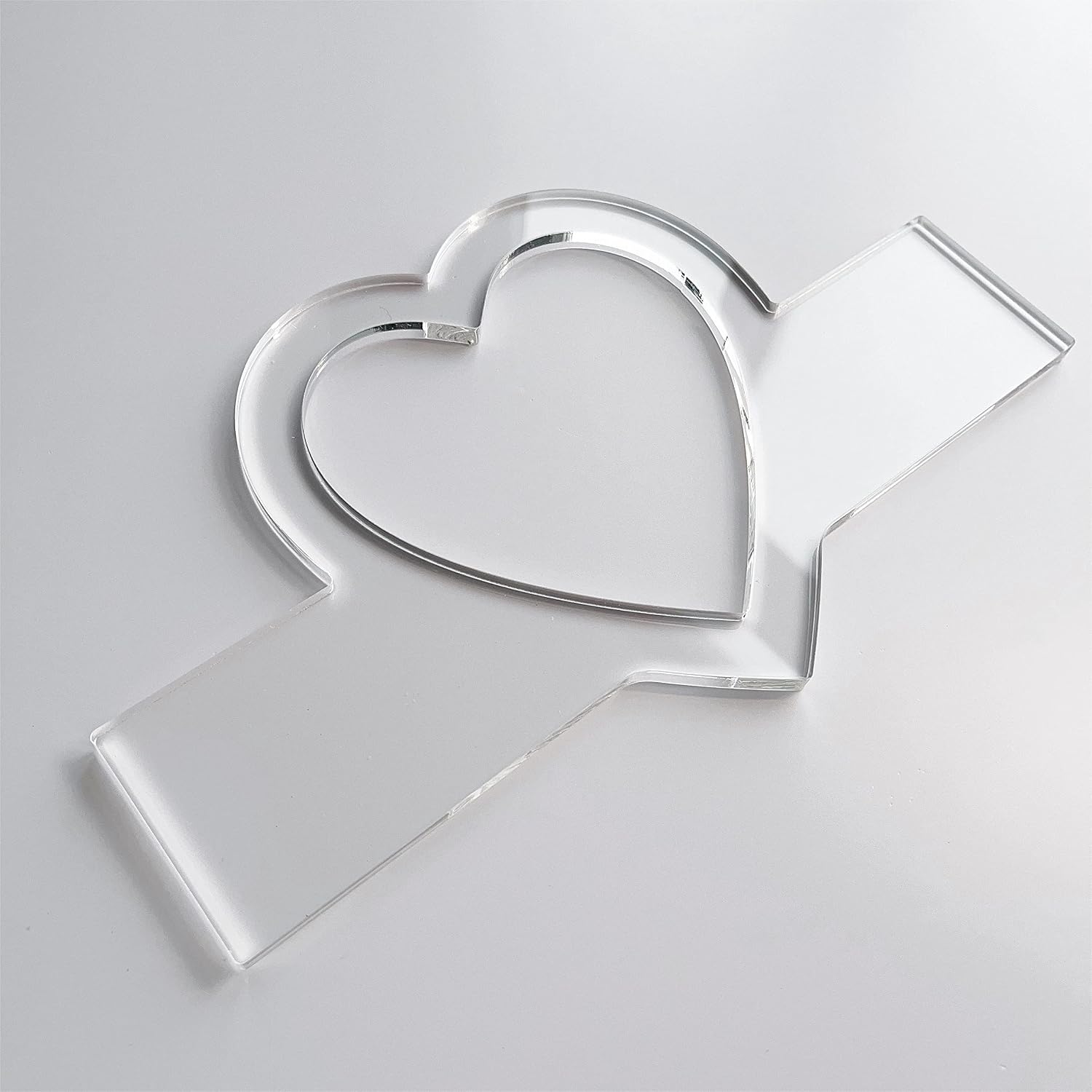 Heart Charcuterie Board Handle Router Template, Clear Acrylic Template, Woodworking Router Template
