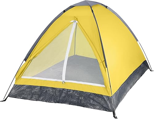 2 Person Camping Tent with Rain Fly and Carrying Bag - Lightweight Outdoor Tent for Backpacking, Hiking, or Beach Use by Wakeman Outdoors