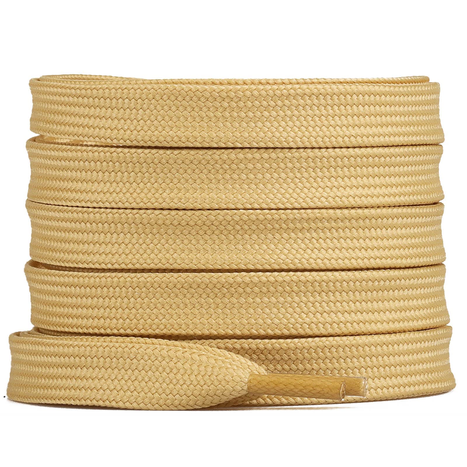 BRGUR Flat Shoelaces, 8mm Wide Shoelaces for Athletic Running Sneakers Shoes Boot Strings