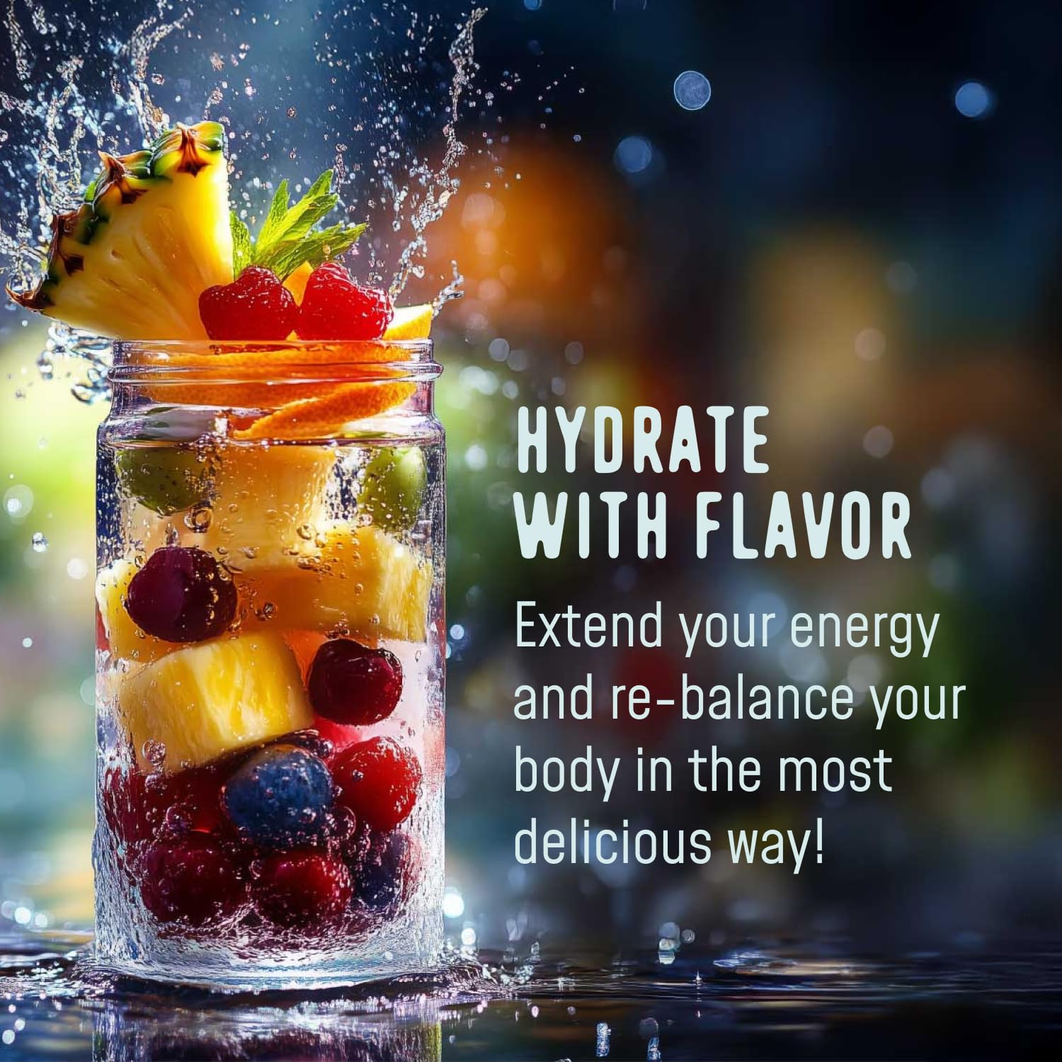 FlavCity Fruit Punch Electrolytes Powder Packets - 28 Hydration Packets - No Added Sugar - Hydration Powder with Real Fruit & Unrefined Sea Salt - Keto & Gluten-Free (28 Stick Packs) - Image 4