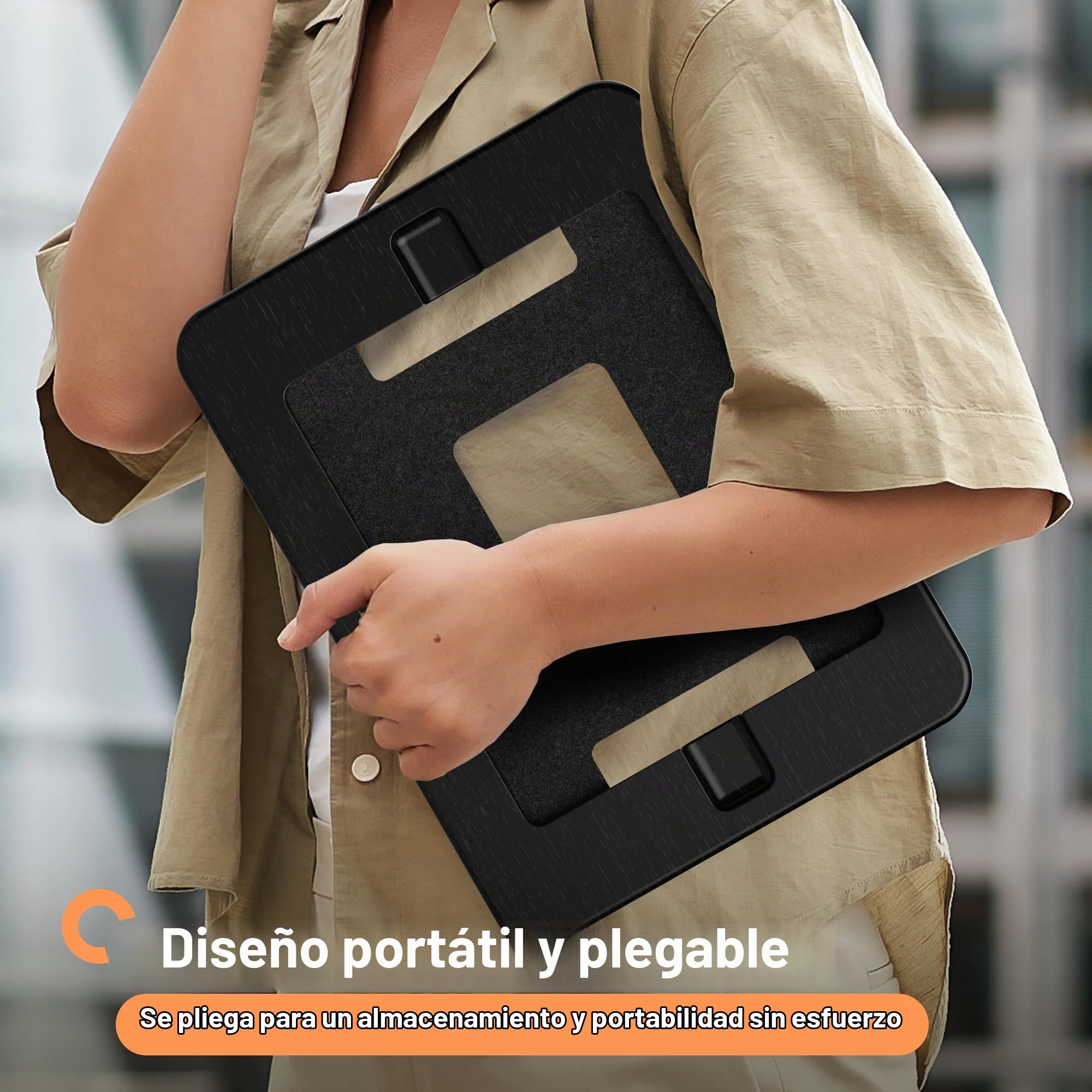 ELETIUO Soporte de dibujo de bambú para tableta, portátil y multiángulo ajustable, soporte para tablet con carga inalámbrica para lápiz, compatible con iPad Pro de 12.9/13 pulgadas, iPad Air/Mini (9.7