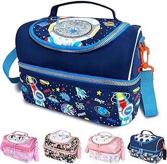 RLGPBONKids Lunch Bag,Insulated Lunch Box for Girls Boys,Lunch Bag Toddler Teen,School Daycare Cute Travel bags