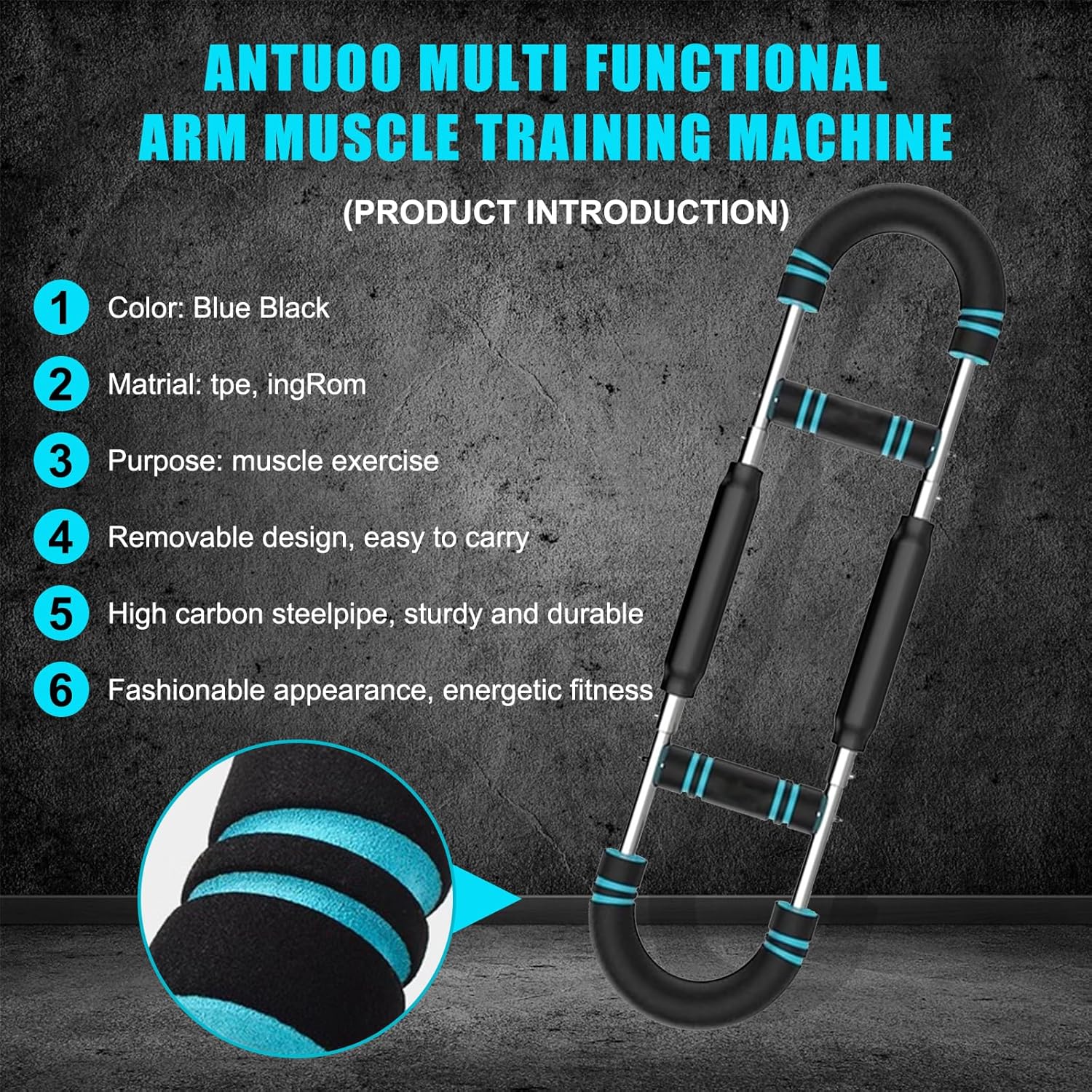 (スーパーエクストセレクト) 調節可能 66~110ポンド ポータブルツイスターアームトレーナー 腕&amp;胸部ワークアウト 上腕