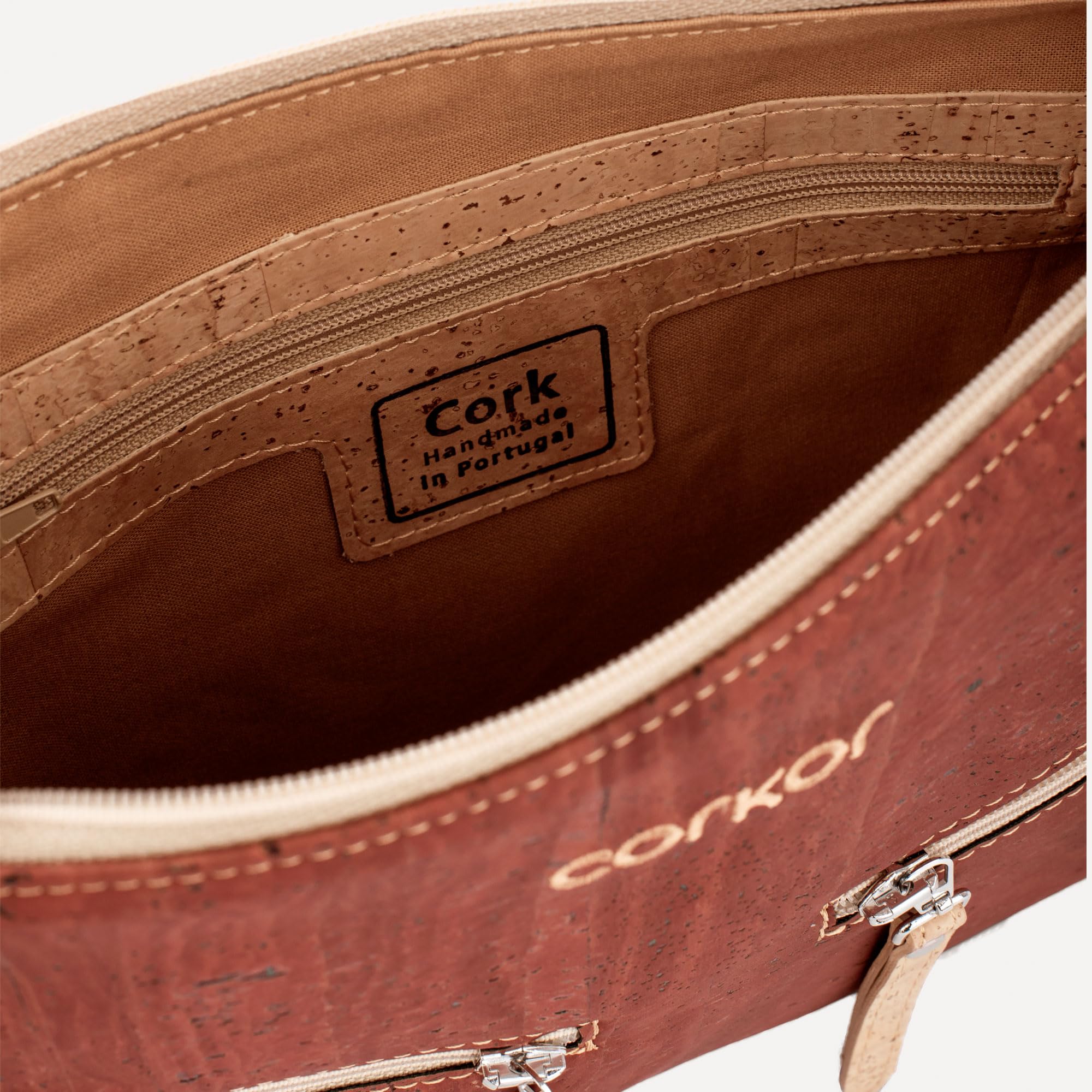 Corkor Bolso de Bandolera de Hombro para Mujer Vegan Hecho de Corcho