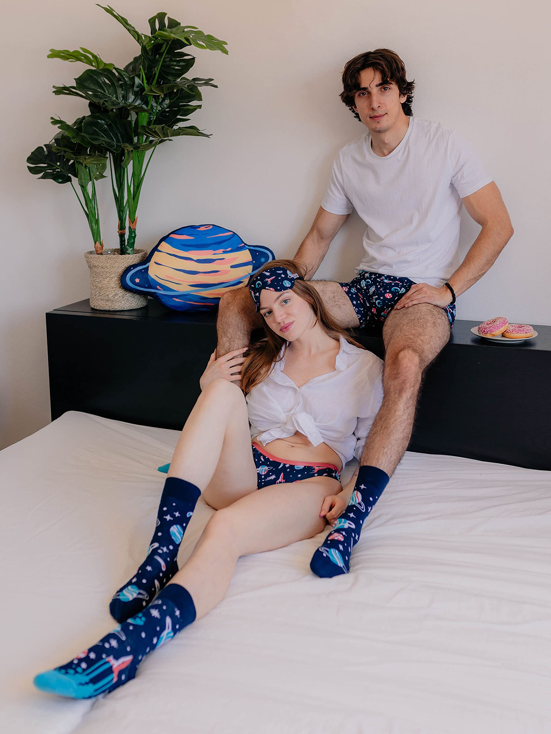 Dedoles Calzini Unisex Donna Uomo & Bambini Calze Cotone con tanti Design divertenti Calcio Bicicletta Piante Cavalli Regalo sinistra destra diversi